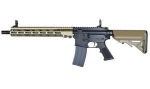 79087 CYMA MK16 URG-I 13.5" CGS GBBR Airsoft Rifle - Black / Tan