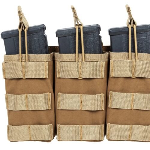 SATAC Open MOLLE Pouch for 3 Magazines M4 / AR15 - Tan