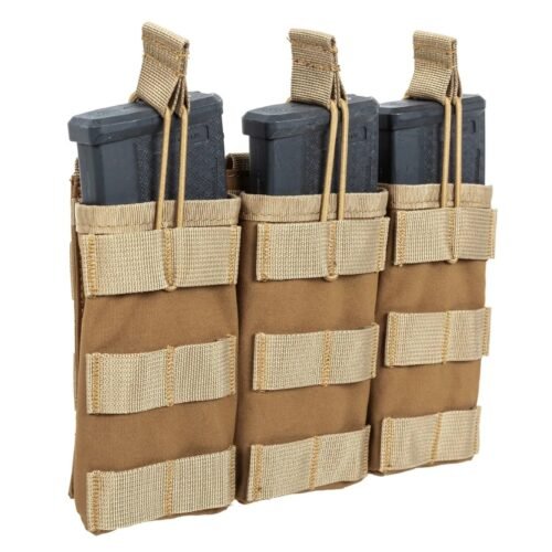 SATAC Open MOLLE Pouch for 3 Magazines M4 / AR15 - Tan