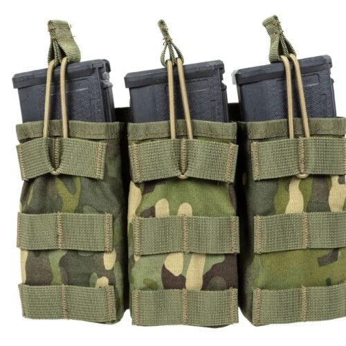 SATAC Open MOLLE Pouch for 3 Magazines M4 / AR15 - MC Tropic