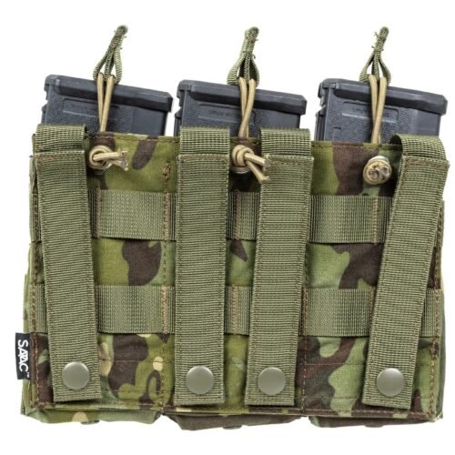 SATAC Open MOLLE Pouch for 3 Magazines M4 / AR15 - MC Tropic
