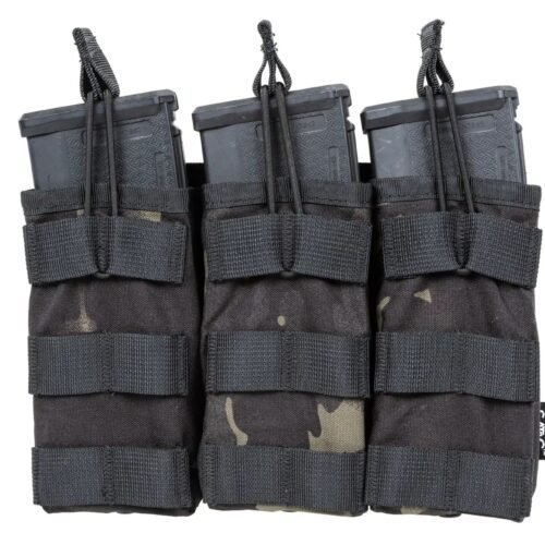 SATAC Open MOLLE Pouch for 3 Magazines M4 / AR15 - MC Black
