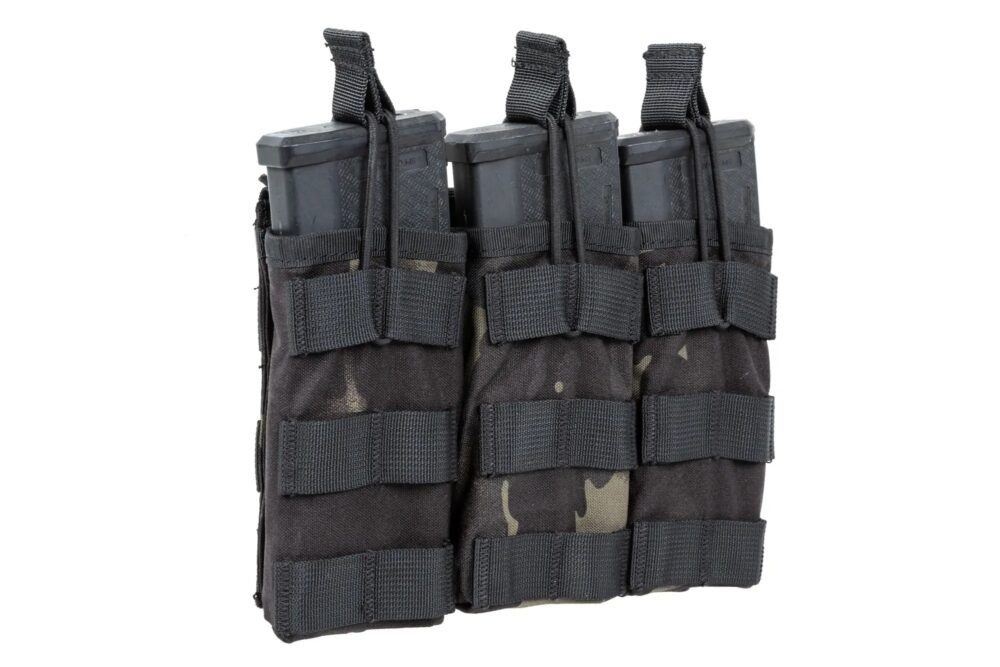 SATAC Open MOLLE Pouch for 3 Magazines M4 / AR15 - MC Black