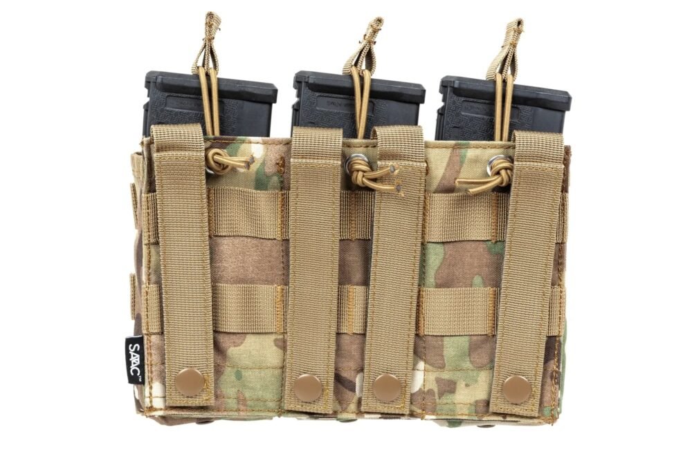 SATAC Open MOLLE Pouch for 3 Magazines M4 / AR15 - MC