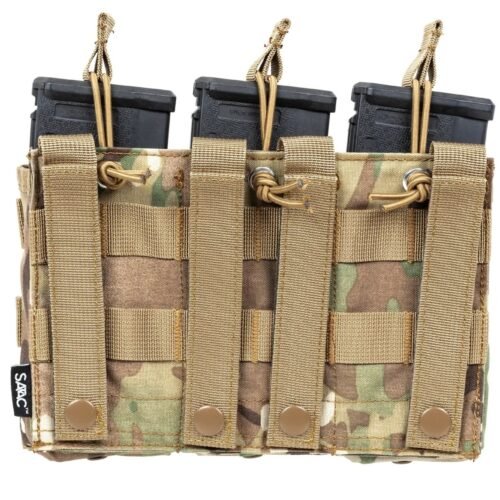 SATAC Open MOLLE Pouch for 3 Magazines M4 / AR15 - MC