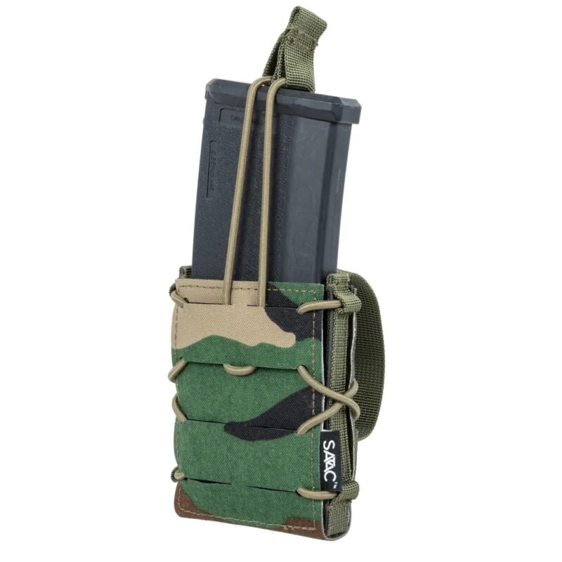 SATAC Open MOLLE Pouch for M4 / AK Magazine - Woodland
