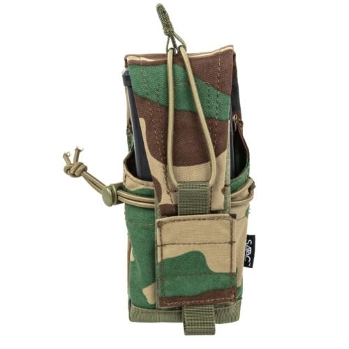 SATAC Universal MOLLE Pouch for 2 Rifle Magazines - Woodland