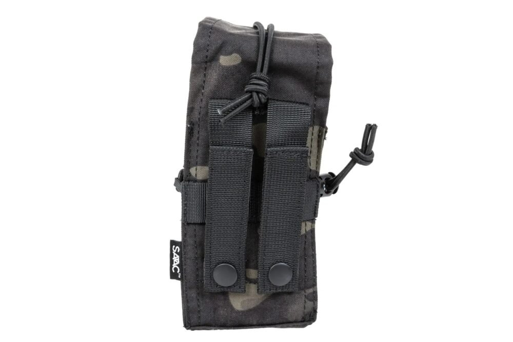 SATAC Universal MOLLE Pouch for 2 Rifle Magazines - MC Black