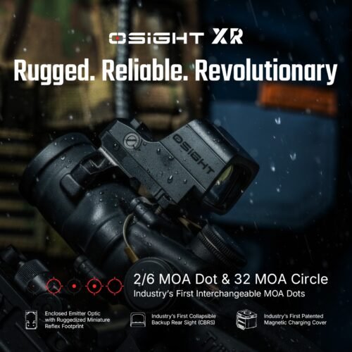 OLIGHT OSIGHT XR Red Dot Sight, RMR Footprint - Black