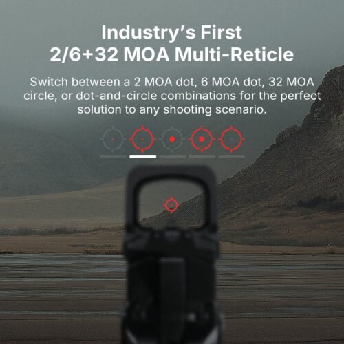 OLIGHT OSIGHT XR Red Dot Sight, RMR Footprint - Black