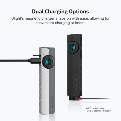 OLIGHT ArkPro Class 3R CW Rechargeable Flashlight, 1500 lm - Green