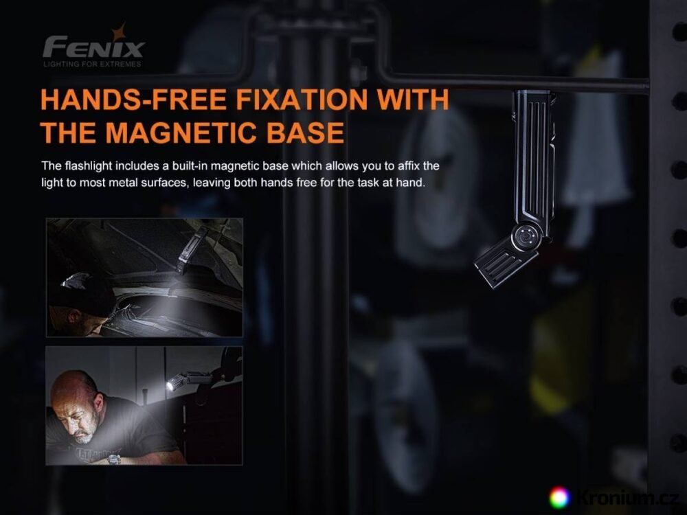 FENIX WT25R LED flashlight, 1000 lm - Black