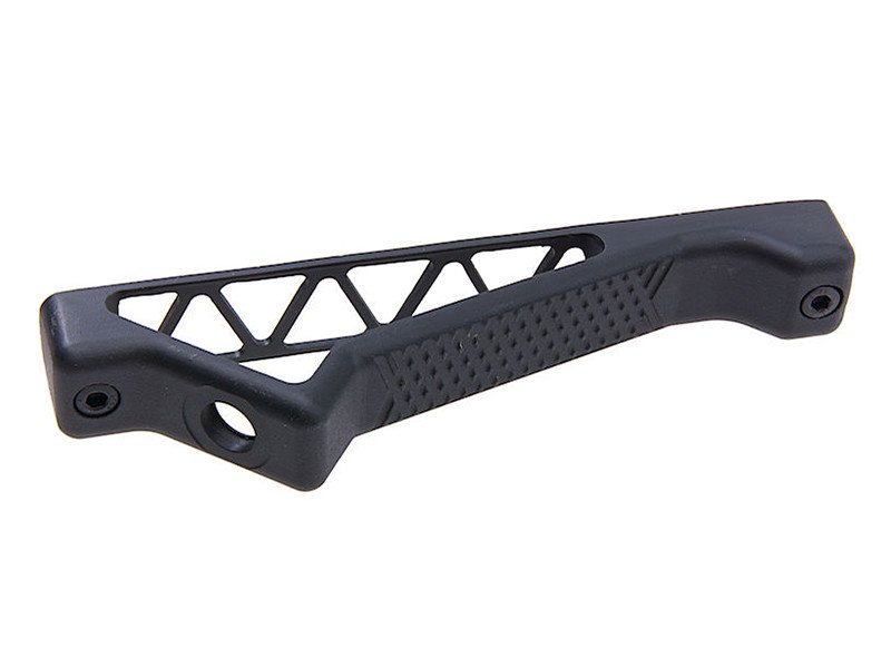BlackCat Aluminum Angled Grip for Keymod Rail System ( Black )