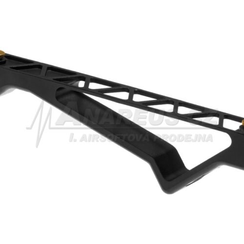 BlackCat Aluminum Angled Grip for Keymod Rail System ( Black )