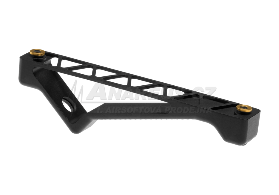 BlackCat Aluminum Angled Grip for Keymod Rail System ( Black )