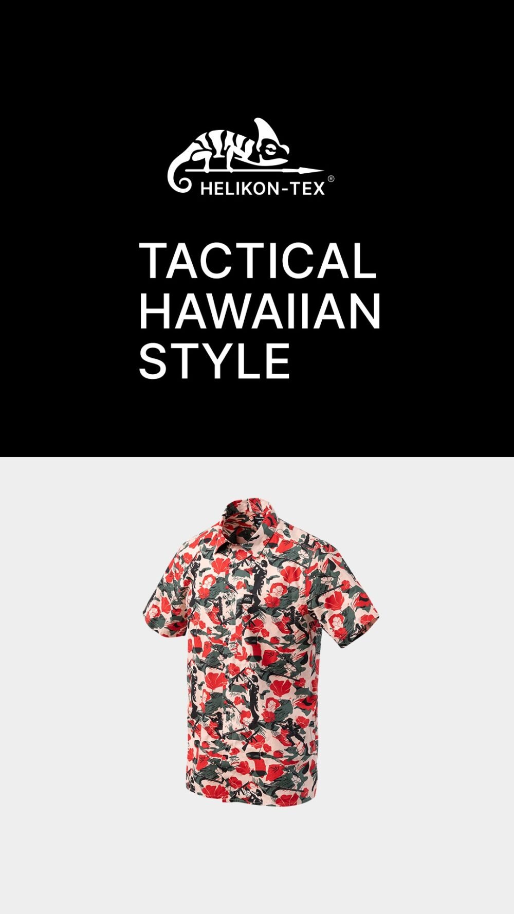 79422 HELIKON Hawaiian Shirt - Cassino