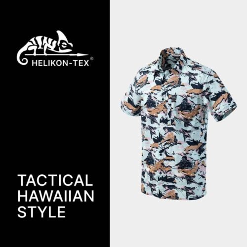79423 HELIKON Hawaiian Shirt - Pacific