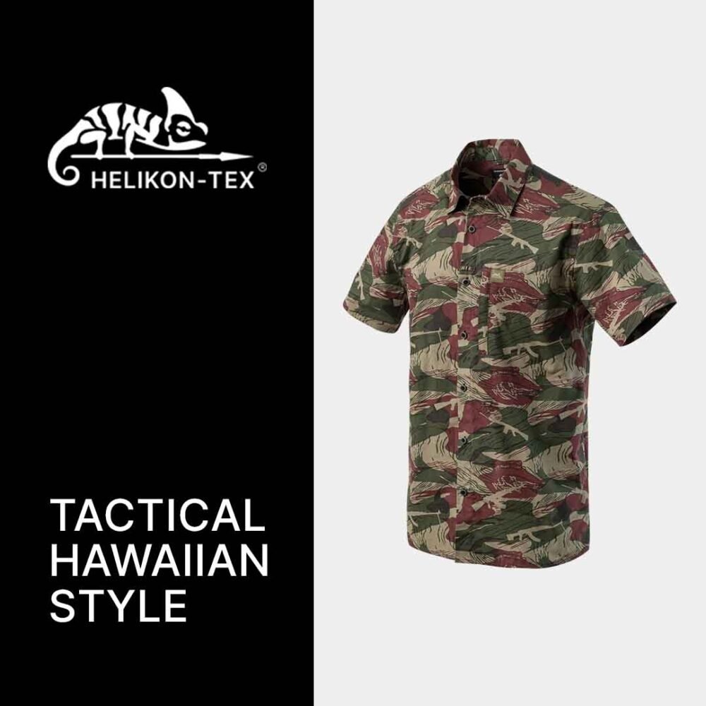 79431 HELIKON Hawaiian Shirt - Brushstroke Camo