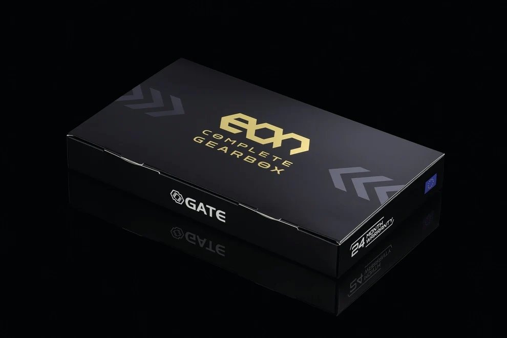 GATE Completed EON CNC Gearbox and TITAN II Bluetooth(R) EXPERT V2 (1.8 J) - Rear Wiring