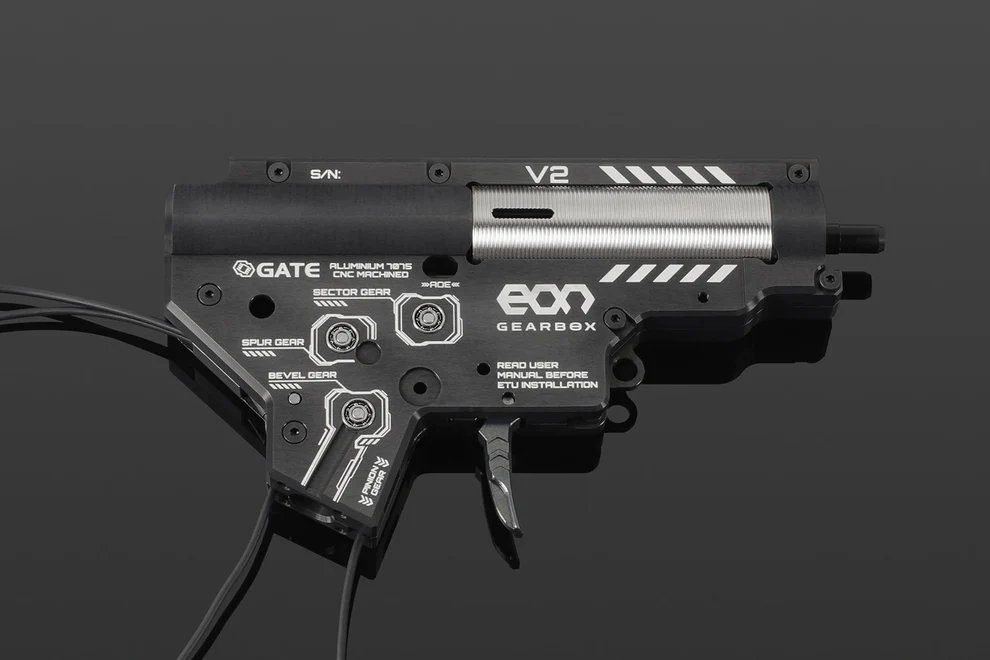 GATE Completed EON CNC Gearbox and TITAN II Bluetooth(R) EXPERT V2 (1.8 J) - Rear Wiring