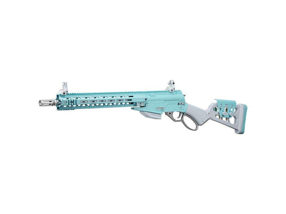 G a G LevAR 15" Gas Non-Blowback Airsoft Rifle - Blue / White