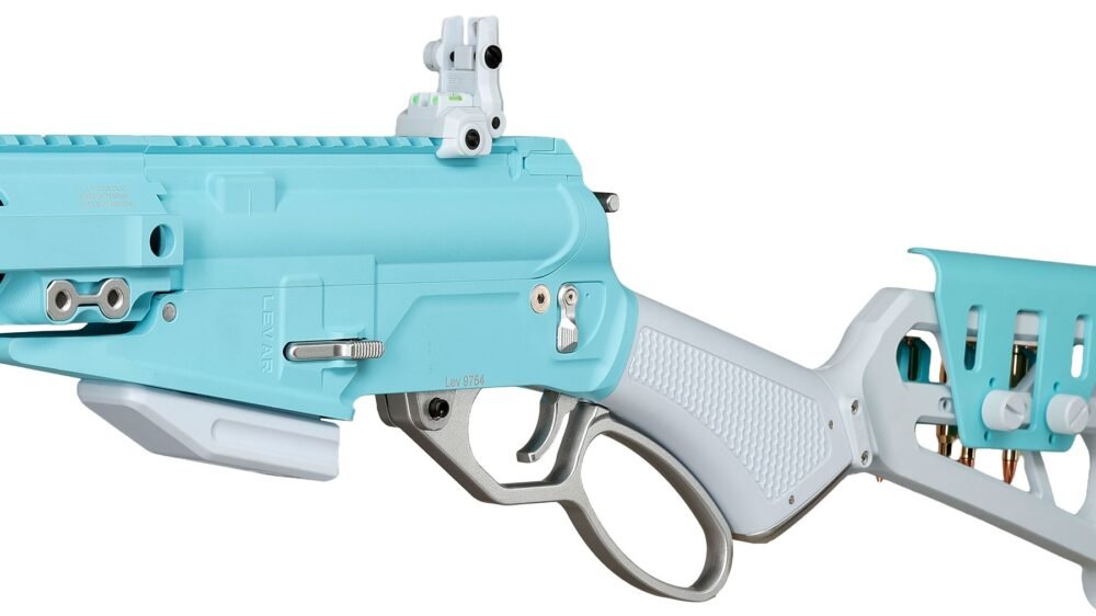 G a G LevAR 15" Gas Non-Blowback Airsoft Rifle - Blue / White