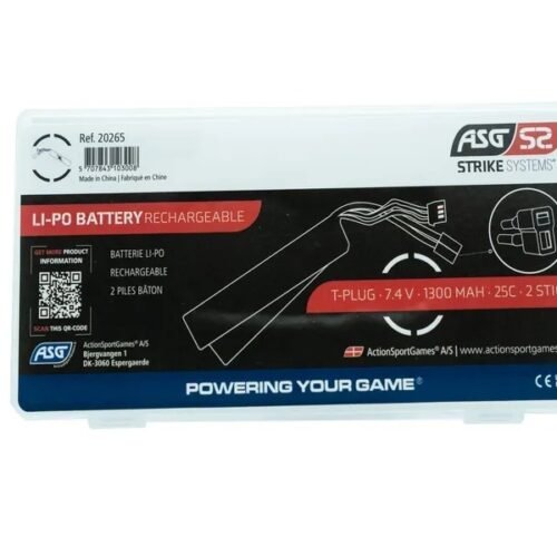 STRIKE Li-Pol Battery 7.4V 1300mAh, 25C, T-Dean - Nunchuk