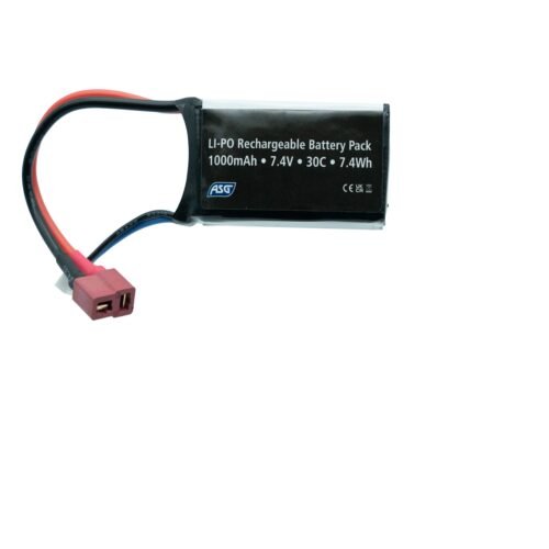 STRIKE Li-Pol Battery 7.4V 1000mAh, 30C, T-Dean - PEQ