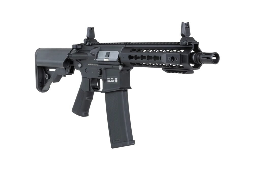 SA M4 CQB Keymod Gen2 Airsoft Rifle (SA-C08 CORE(TM) HAL ETU(TM)) - Black