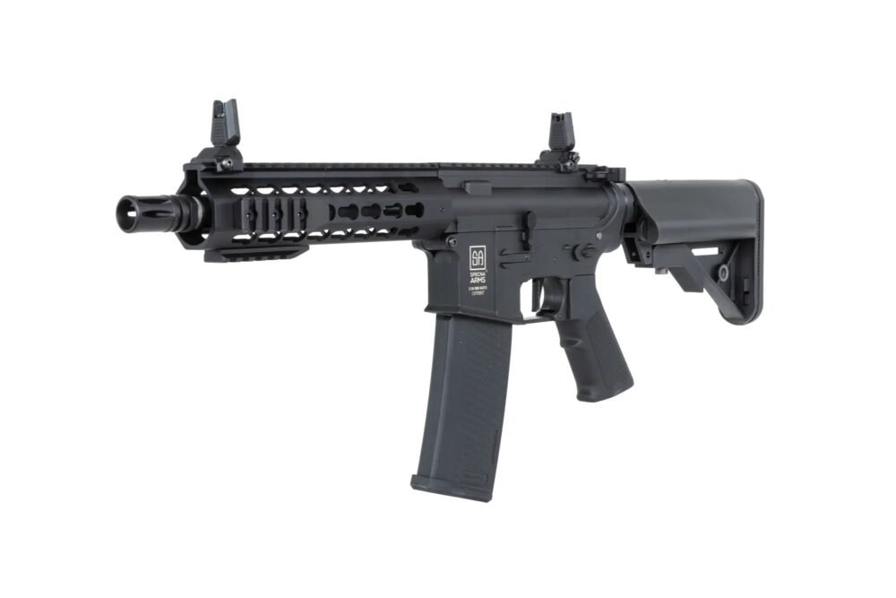 SA M4 CQB Keymod Gen2 Airsoft Rifle (SA-C08 CORE(TM) HAL ETU(TM)) - Black