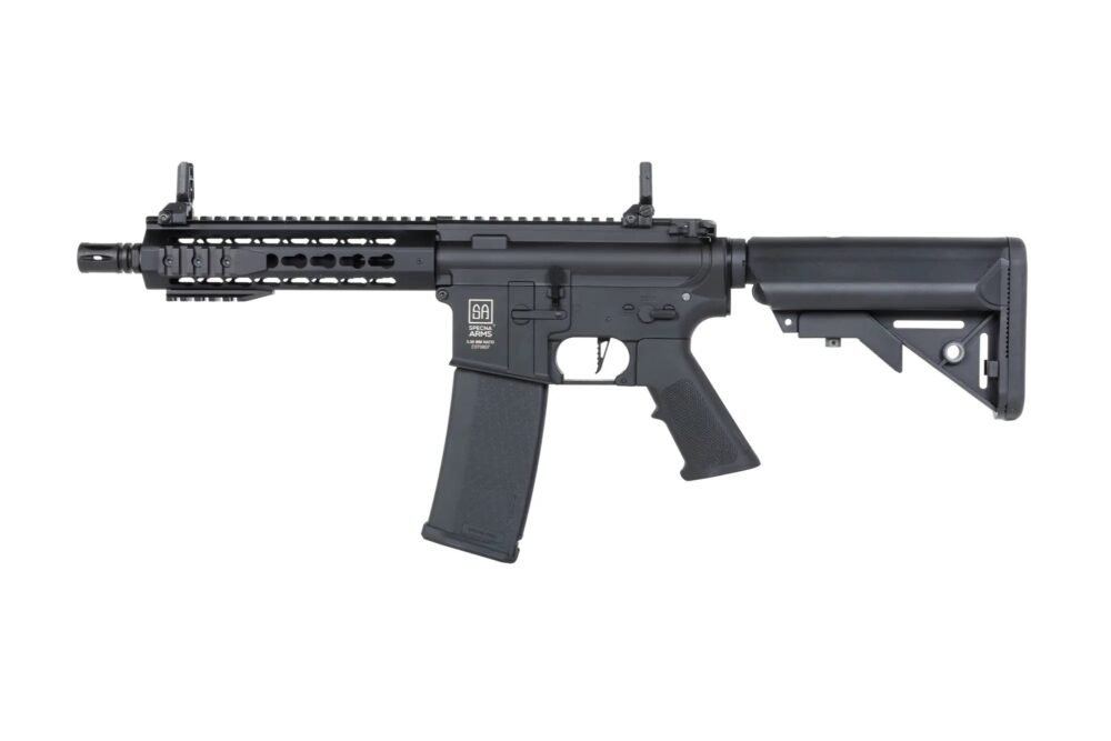 SA M4 CQB Keymod Gen2 Airsoft Rifle (SA-C08 CORE(TM) HAL ETU(TM)) - Black