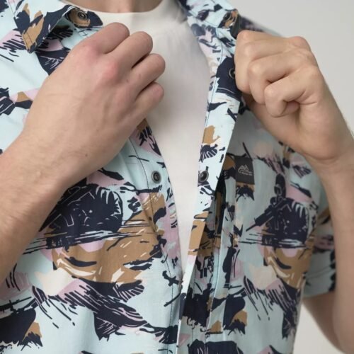 79838 HELIKON Hawaiian Shirt - Cassino