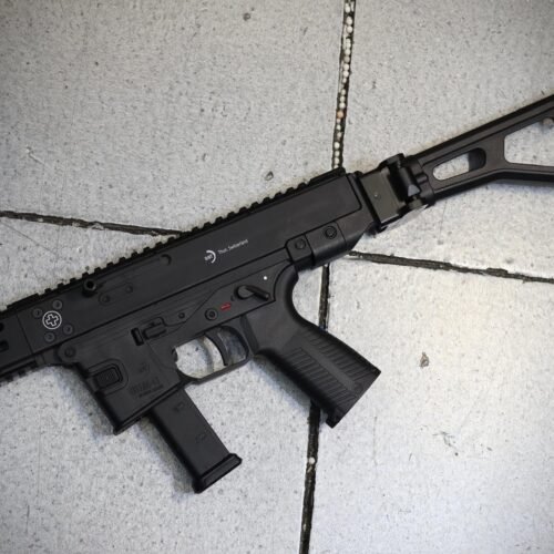 Lambda Defence Angstadt Arms MDP-9 RIS Folding Stock - Black