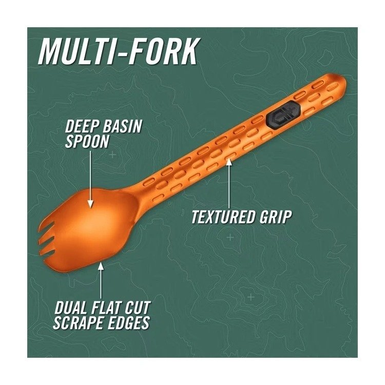 GERBER ComplEAT Multi Fork Multifunctional Cutlery - Orange