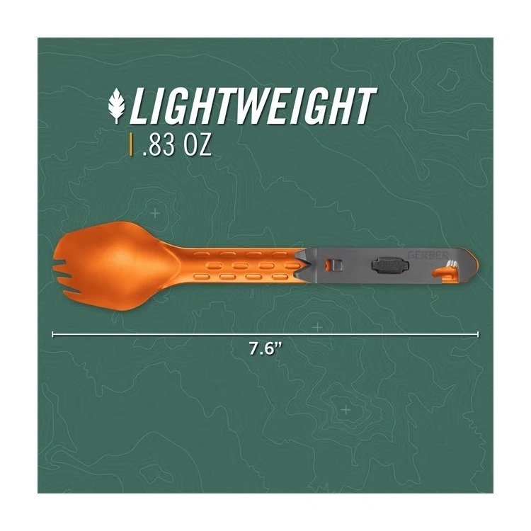 GERBER ComplEAT Multi Fork Multifunctional Cutlery - Orange