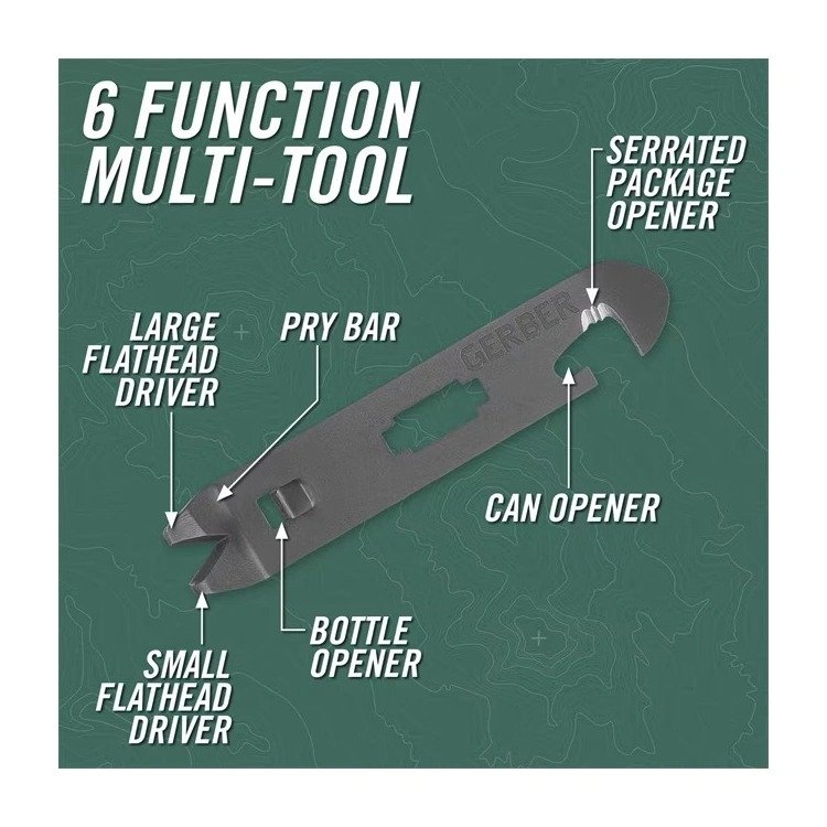 GERBER ComplEAT Multi Fork Multifunctional Cutlery - Orange