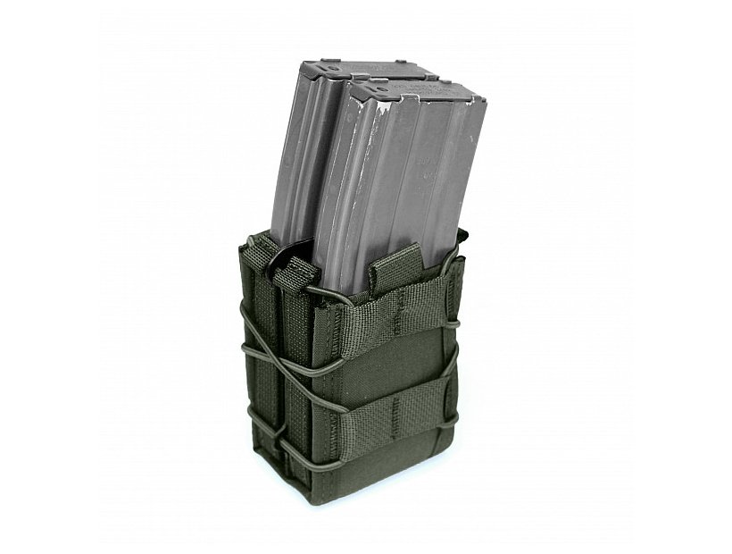WAS MOLLE QUICK MAG Pouch for 2 Rifle Magazines – Green