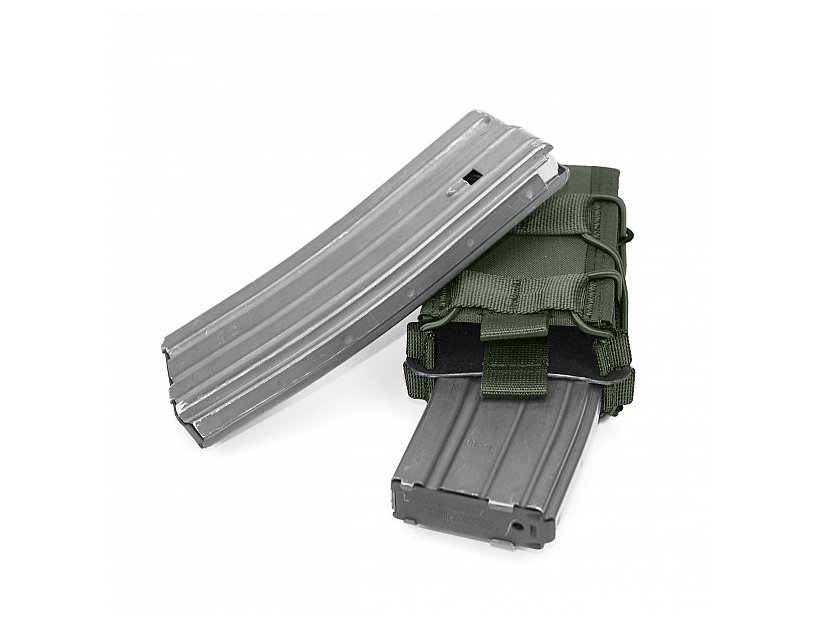 WAS MOLLE QUICK MAG Pouch for 2 Rifle Magazines – Green