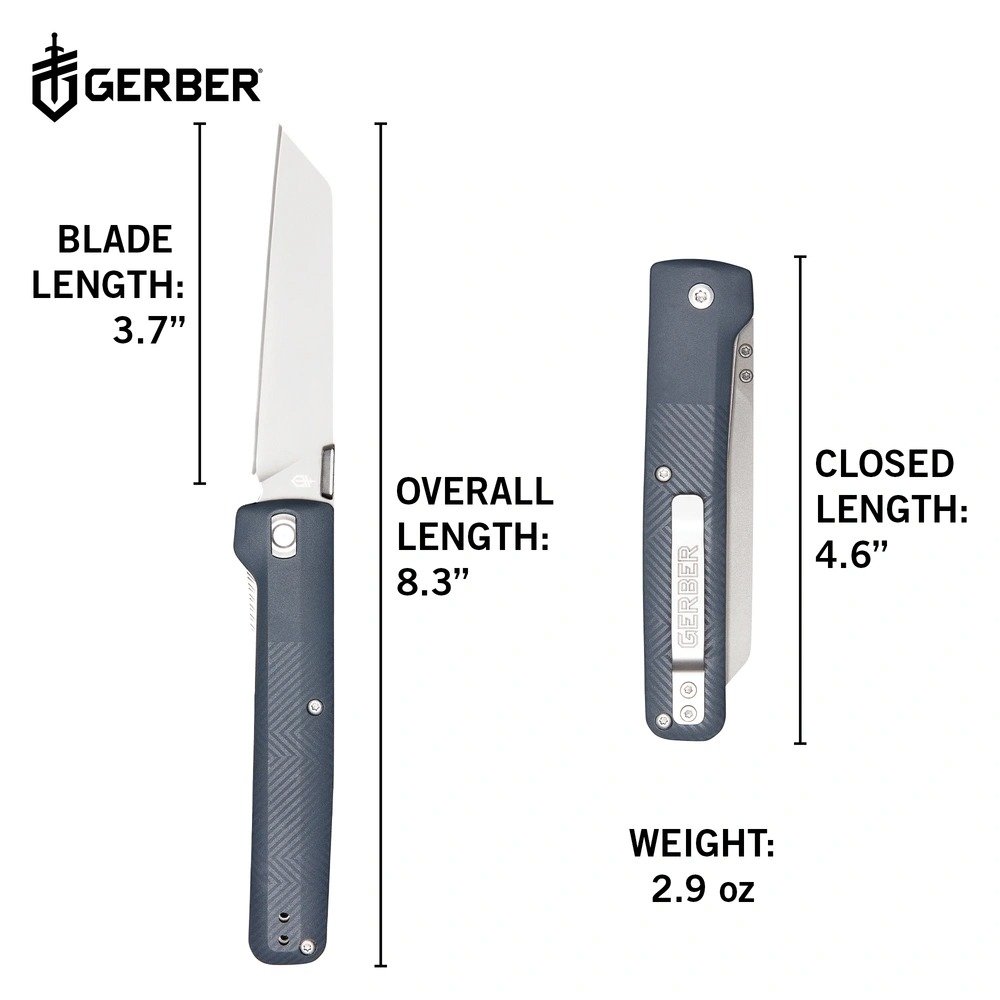 GERBER PLEDGE Folding Knife - Black