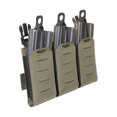 80086 WAS LPC Laser-Cut FLAP PANEL for 3 M4 / AR15 (5.56) Magazines – Ranger Green