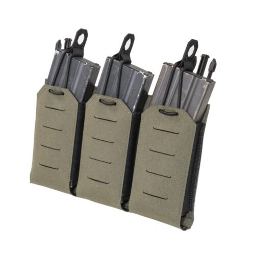 80087 WAS LPC Laser-Cut FLAP PANEL for 3 M4 / AR15 (5.56) Magazines – Ranger Green