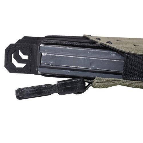 80089 WAS LPC Laser-Cut FLAP PANEL for 3 M4 / AR15 (5.56) Magazines – Ranger Green