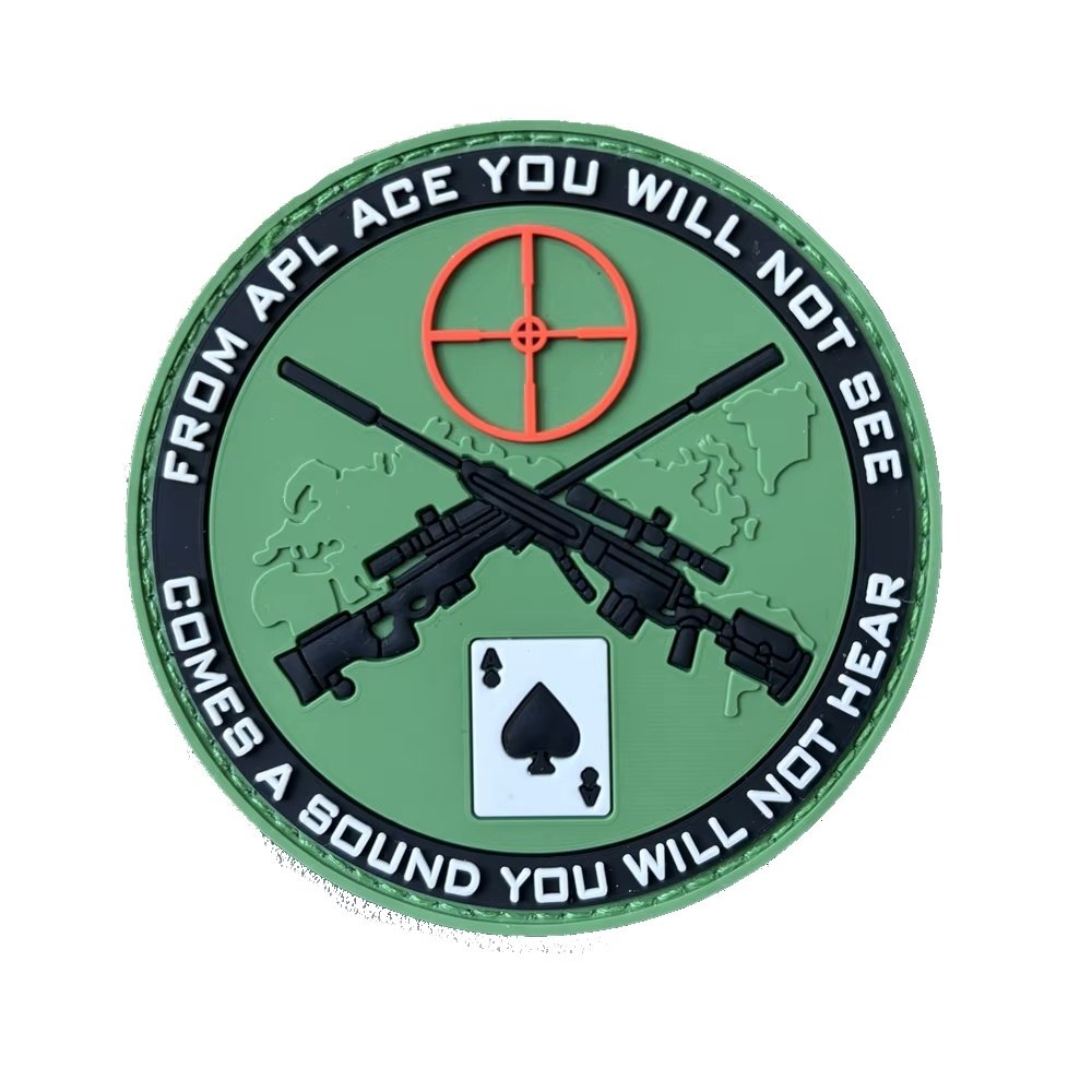 3D PVC SNIPER ACE Patch – Green