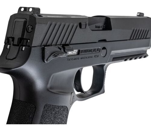 80208 TM P320 Full Size GBB Pistol – Black