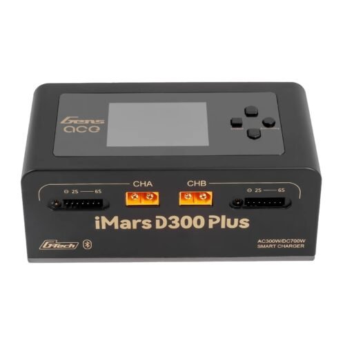 80634 Gens ACE iMars D300 Plus AC / DC Smart Charger – Black