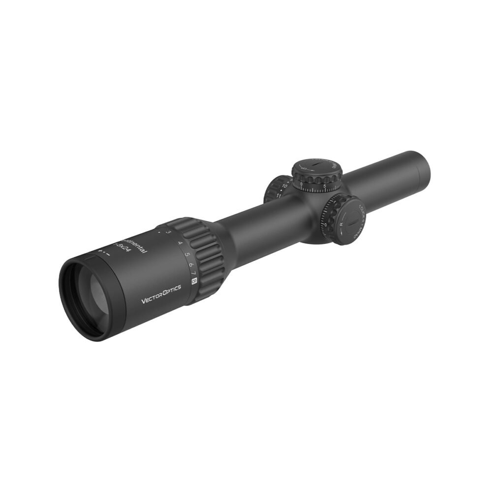 VO CONTINENTAL 1-8×24i ED Fiber LPVO Riflescope with X-ACCU Mount – Black