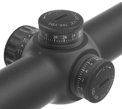 VO LPVO Riflescope CONTINENTAL X8 1–8×24 ED Fiber SFP with X-ACCU Mount – Black