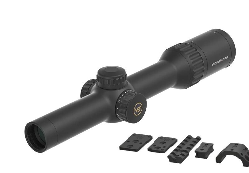 VO LPVO Riflescope CONTINENTAL X8 1–8×24 ED Fiber SFP with X-ACCU Mount – Black