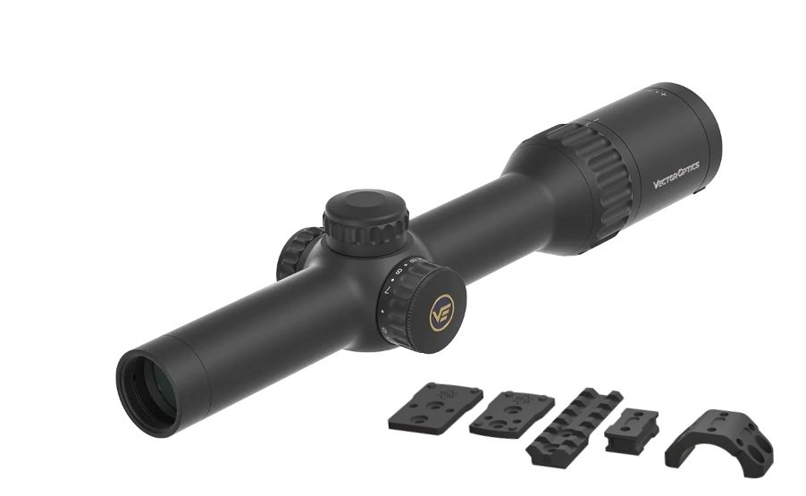 VO LPVO Riflescope CONTINENTAL X8 1–8×24 ED Fiber SFP with X-ACCU Mount – Black