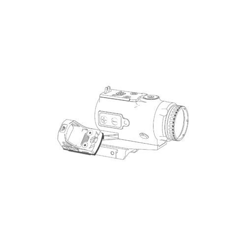 80864 VO SCPSM-01 MAG(TM) Cantilever 45° Offset Mount – Black